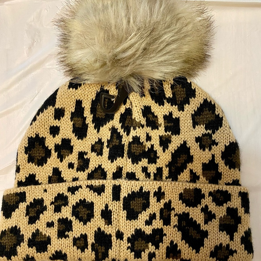 Kid’s Leapord Print Beanie